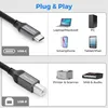deleyCON 3,0m USB C Druckerkabel (für Drucker, Scanner, Produktbild-Vorschau 2