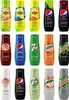A collage of various SodaStream drink syrup bottles in different flavors and brands. Produktbild-Vorschau