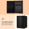 Klarstein Obsidian - chladnička, 72 l, čierna zvnútra aj Náhľad obrázku produktu 4