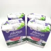 Four packages of Always Discreet sanitary pads are arranged on a white background. Produktbild-Vorschau