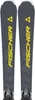 A pair of skis with bindings, shown from a top-down perspective against a white background. Produktbild-Vorschau