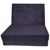 A dark gray foldable mattress or futon is shown against a white background. Podgląd zdjęcia produktu