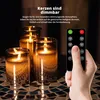 FlinQ LED-Kerzen mit beweglicher Flamme im Smoke-Glas – Produktbild-Vorschau 5