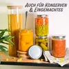 Praknu 12 barattoli per conserve 500ml con coperchio, Anteprima dell’immagine prodotto 6