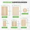 NutriChef 8-dielna súprava stohovateľných foriem na pečenie Náhľad obrázku produktu 6
