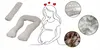 Coussin de grossesse en U pour dormir et allaiter avec Voir les images du produit 3