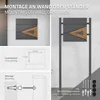 ML-Design Briefkasten mit Zeitungsfach, 37x36,5x11 cm, Produktbild-Vorschau 5