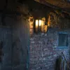 Industrialna lampa ścienna zewnętrzna czarna ze szkłem 25,5 Podgląd zdjęcia produktu 7