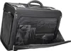 An open black pilot case with multiple compartments visible inside. Produktbild-Vorschau