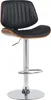 Chaise de bar en simili-cuir Clawson noir - noyer/noir Voir les images du produit 10