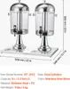 VEVOR Getränkespender (2 x 8 L) für Partys Saftspender (aus Produktbild-Vorschau 7