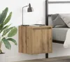 vidaXL Wand-Nachttisch Artisan-Eiche 38x34x40 cm Produktbild-Vorschau 1
