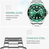 A split image showing a watch and its components with descriptive text. Produktbild-Vorschau