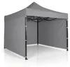 Gazebo da giardino a 3 pareti, 3 x 3 m, grigio, Plonos Anteprima dell’immagine prodotto 2