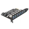 7 Ports PCIE zu USB 3.2 HUB PCIE Erweiterungskarte 5Gbps Produktbild-Vorschau 6