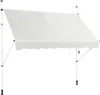 A white awning supported by poles against a white background. Anteprima dell’immagine prodotto