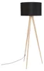 Zuiver Tripod Stehlampe Mit Stativ Holz/ Schwarz Produktbild-Vorschau 1