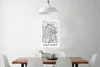 MuchoWow® Poster Kuala Lumpur - Stadtplan - Schwarz und Produktbild-Vorschau 2