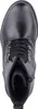A top-down view of a black leather boot. Podgląd zdjęcia produktu