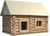 A wooden log cabin model kit. Anteprima dell’immagine prodotto