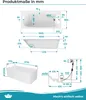 Calmwaters® Badewanne Komplettset 180x80 cm mit Produktbild-Vorschau 5