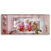 Leinwandbild Rosa Orchidee 90x30 Feeby Rosa bild für die Produktbild-Vorschau 2