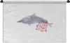 MuchoWow® Wandteppich Wandbehang Delfin - Pflanzen - Meer - Produktbild-Vorschau 1