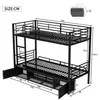 Merax Etagenbett 90x200cm mit schuhschrank, Hochbett mit Produktbild-Vorschau 7