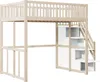 Letto a soppalco STILVORA 140x200 cm, letto per bambini e Anteprima dell’immagine prodotto 12