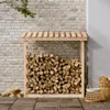 vidaXL Kaminholzregal 108x64,5x110 cm Massivholz Kiefer Produktbild-Vorschau 3