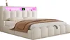 180x200 cm Polsterbett Doppelbett mit LED, USB & Typ-C, Produktbild-Vorschau 8