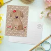 Mr. & Mrs. Panda Postkarte Hund Dame - Hundeglück - Produktbild-Vorschau 3