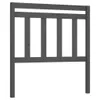 Kopfteil Grau 106x4x100 cm Massivholz Kiefer Produktbild-Vorschau 1