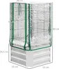3-tlg.-Set Pflanzkasten Hochbeet mit Kunststoffabdeckung, Produktbild-Vorschau 3