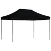 vidaXL Partyzelt Faltbar Pop-Up Schwarz 410x279x315 cm Produktbild-Vorschau 1