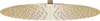 The Living Store Regenbrause Edelstahl 40 cm Rund Golden Produktbild-Vorschau 2