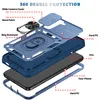 An exploded view diagram of a phone case, showing its different layers and components. Produktbild-Vorschau