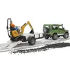 bruder Land Rover Defender  mit Mini-Bagger , Maßstab 1:16 Produktbild-Vorschau 27