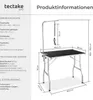 tectake® Tavolo da taglio con braccio regolabile in altezza Anteprima dell’immagine prodotto 10