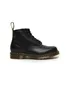A black Dr. Martens boot is shown against a white background. Voir les images du produit