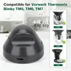 A product image showing a black accessory for a kitchen appliance, with smaller images of compatible appliance models on the right side. Produktbild-Vorschau