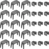 INF No.8 Reißverschluss Reparatur Set 60 Stück Metall Produktbild-Vorschau 1