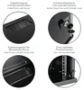 Serverschrank 10 Zoll, 6 HE, HMF Netzwerkschrank 31,2 x 30 Produktbild-Vorschau 4