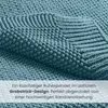 Kocyk dziecięcy 70x100 turkusowy Podgląd zdjęcia produktu 4