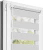 Estika Doppelrollo Klemmfix - 40 x 150 cm - Hellgrau - Duo Produktbild-Vorschau 1