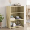 vidaXL Kredens dąb sonoma 70x41x93 cm materiał Podgląd zdjęcia produktu 4