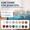 Leinen Tischdecke 160x400 cm eckig petrol Produktbild-Vorschau 6