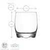Sklenice Adora, LAV, sklo, na whisky, 290 ml, 72x88 mm, Náhled obrázku produktu 11