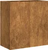 vidaXL Fioriera Rusty 80x40x80 cm Acciaio resistente alle Anteprima dell’immagine prodotto 1
