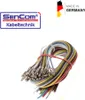 A bundle of colorful wires with metal connectors, tied together with a red rubber band, against a white background. A logo and text indicating 'Made in Germany' are in the upper left and upper right corners. Náhled obrázku produktu